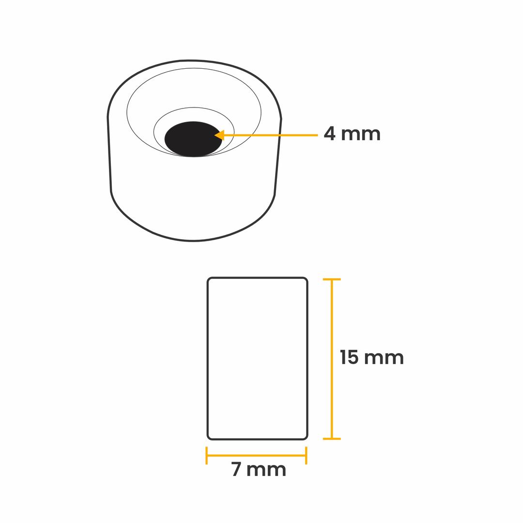 Suporte Prateleira 10 X 15 Marrom Pacote Com 100 Peças