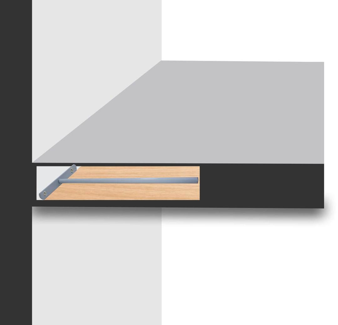 Suporte Prateleira Interno Ø10 X 300 Mm Aço