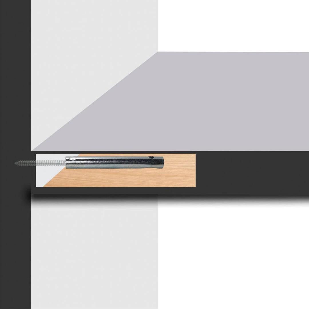 Suporte Prateleira Interno 16 X 100 Mm Zincado