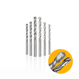 Kit Jogo de Brocas de Aço Rápido Para Metal E de Videa Widea Para Concreto Com 6 Brocas Starrett