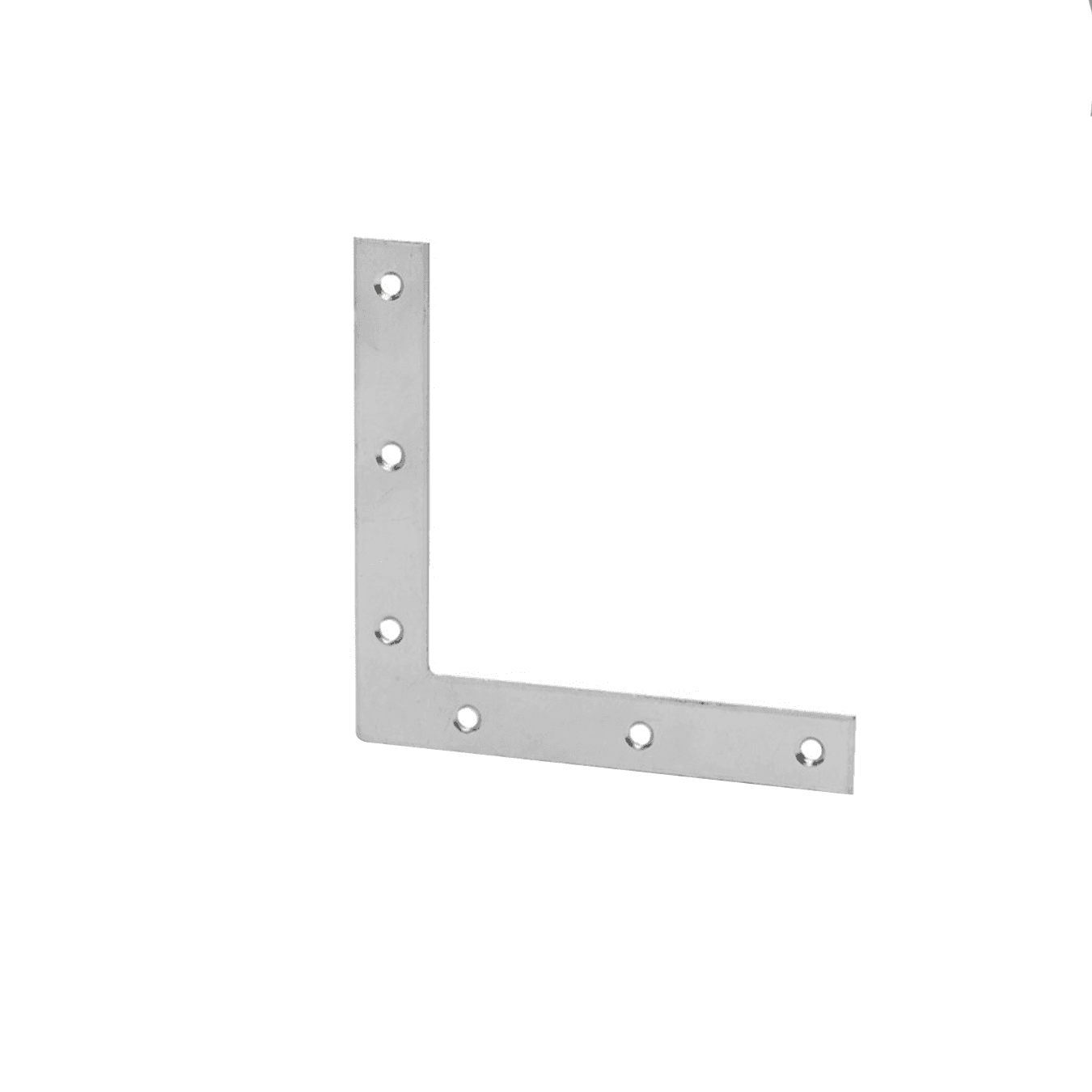 Chapa L 140 X 140 Aço Zincado 6 Furos