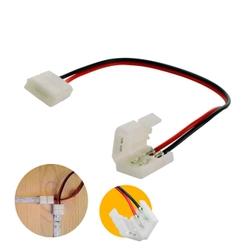 Emenda Reta Para Fita de Led 3528 Com 2 Vias Com Fio Led Line