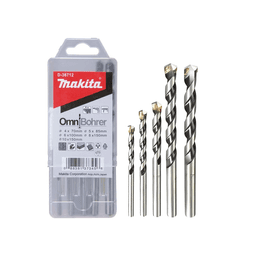 Kit Jogo de Brocas Multimateriais de Furadeira Com 5 Brocas D-36712 Makita