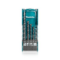 Kit Jogo de Brocas Long Life Para Concreto Com 5 Brocas E-11536 Makita