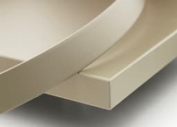 Imagem 2 do Fita de Pvc Borda Branco Diamante 22mm Rolo de 50 Mts