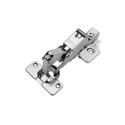 Dobradiça Gafanhoto Reta de 35 Mm 165° Graus Com Amortecedor Clip On 3d Hardt