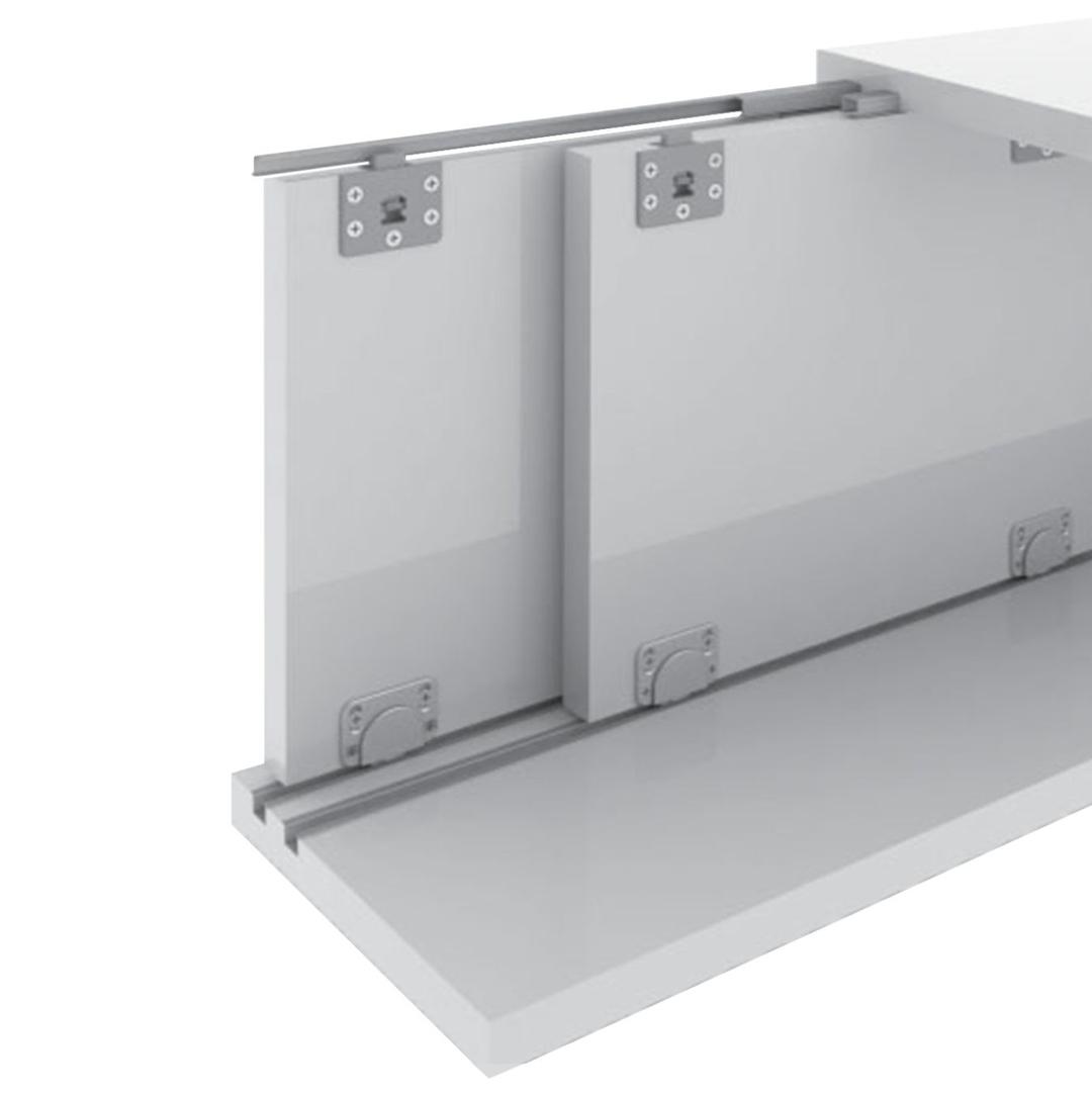 Kit Porta Correr Kit Ro-22 Rometal 1 Porta