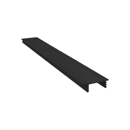 Perfil Difusor Led de Embutir Na Cor Fumê Para Fita de Led de 3000 Mm Led Line