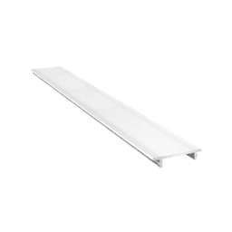Perfil Difusor Led Light de Embutir Na Cor Branco Para Fita de Led de 3000 Mm Led Line