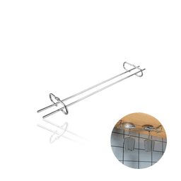 Imagem 2 do Porta Taça Reto 420 Mm Aço Cromado