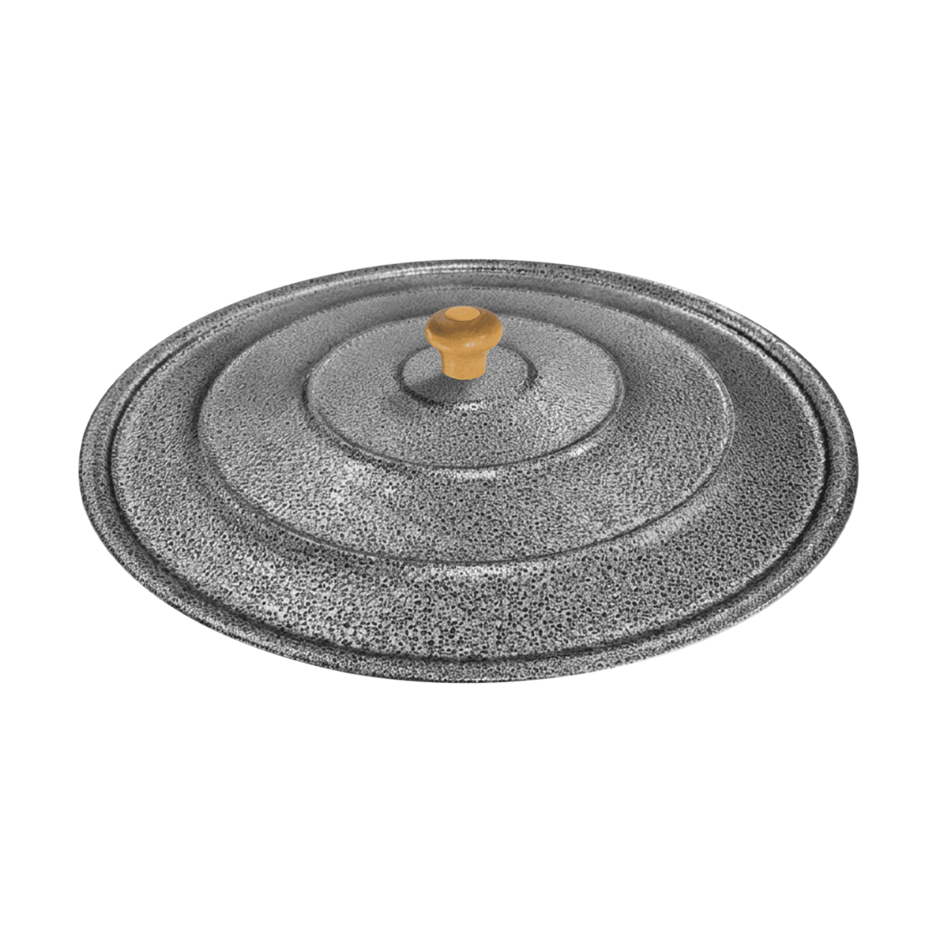 Tampa Craqueada 72,5 Cm Com Pomel de Madeira
