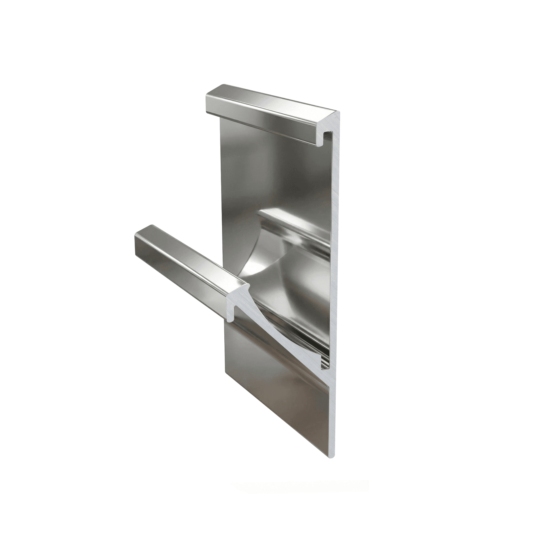 Perfil Puxador Cava Speciale Inox Polido 18 Mm Rm-214 3mt