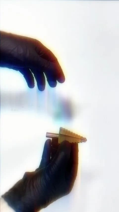Imagem 4 do Broca Escalonada de 9 A 36 Mm Em Aço Rápido Revestida de Titânio Com Haste Cilíndrica Para Chapa de Metal Ctm-50709036 Ctpohr