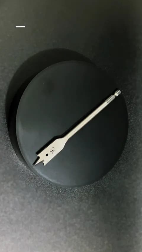 Broca Chata de 16 Mm Em Aço Resistente Com Haste Sextavada Para Madeira Mtx