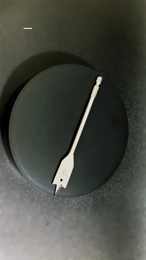 Broca Chata de 18 Mm Em Aço Resistente Com Haste Sextavada Para Madeira Mtx