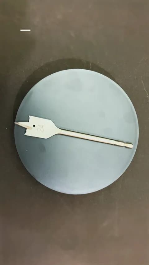 Broca Chata de 24 Mm Em Aço Resistente Com Haste Sextavada Para Madeira Mtx