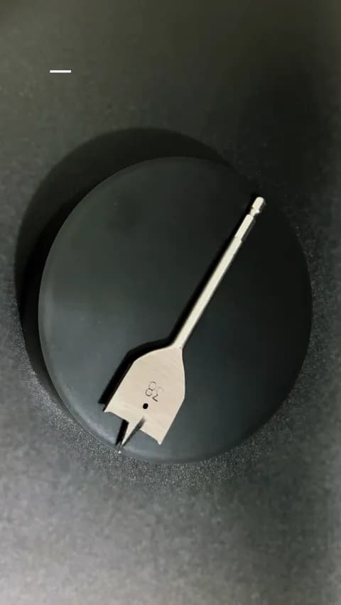 Broca Chata de 38 Mm Em Aço Resistente Com Haste Sextavada Para Madeira Mtx