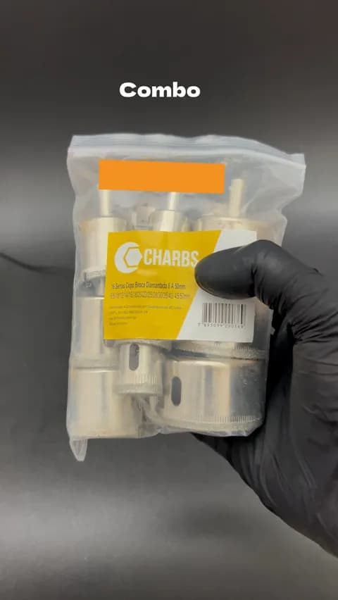 Imagem 5 do Serras Copo Broca Diamantada | 16 Peças de 6 A 50mm | Charbs