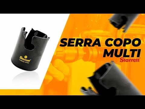 Serra Copo Multi 2.5/16" Ponta de Metal Duro 59mm Starrett