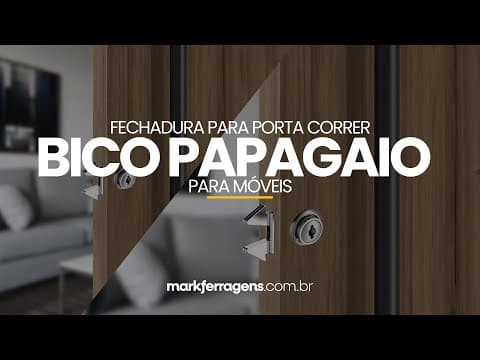 Imagem 5 do Fechadura Para Porta Correr Bico Papagaio Para Armário