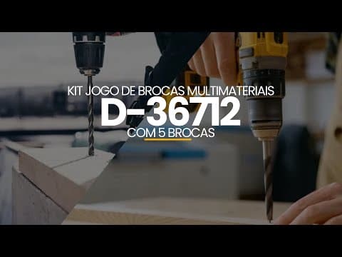 Imagem 4 do Kit Jogo de Brocas Multimateriais de Furadeira Com 5 Brocas D-36712 Makita