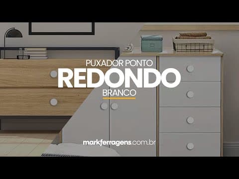 Imagem 4 do Puxador Para Portas E Gavetas Tipo Bola Branco