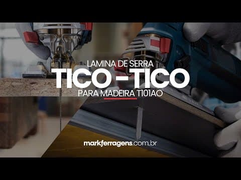 Imagem 5 do Lamina de Serra Tico Tico Para Madeira Kit 5 Peças T101ao