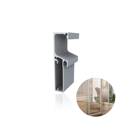 Perfil Puxador Montante Em Inox Polido de 20 Mm Rm179 Rometal