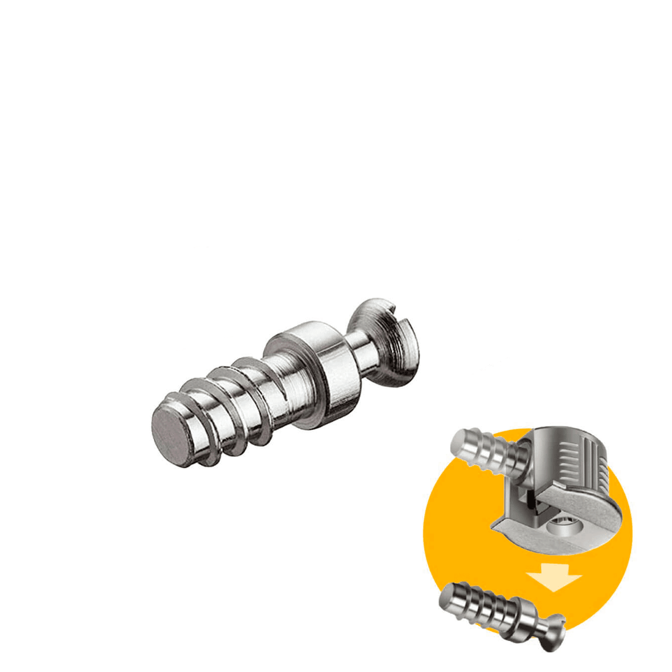 Parafuso Vb. 1/4" X 11 Mm Mdf de 15 Mm