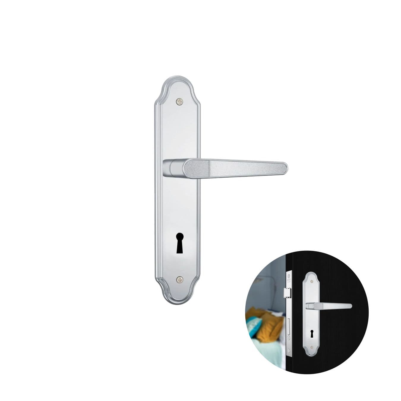 Fechadura Em Inox Para Porta Residencial Interna de 25 A 40 Mm 813/03 Stam