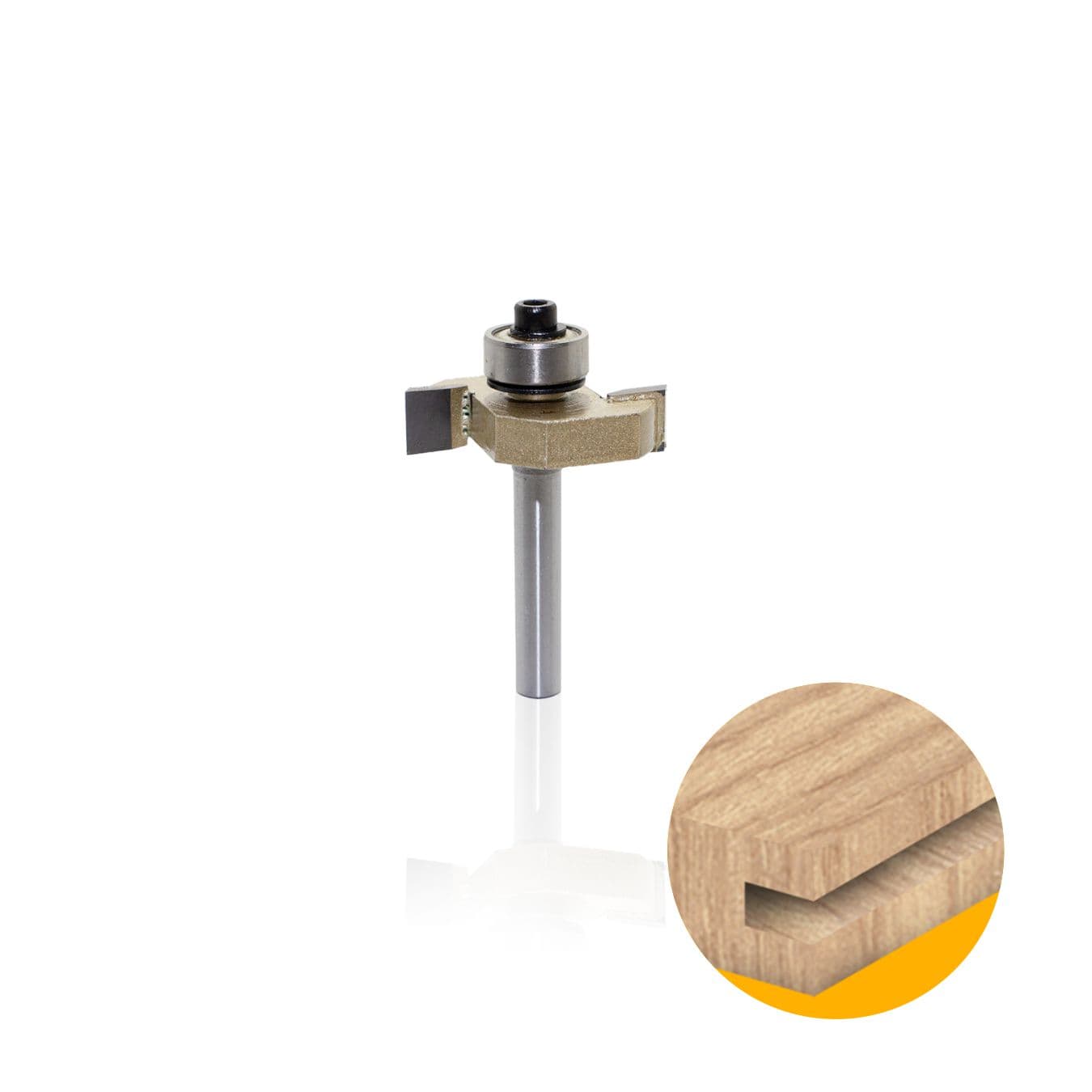 Fresa Manual Com Rolamento Haste 6mm Corte 5/16 Vídea