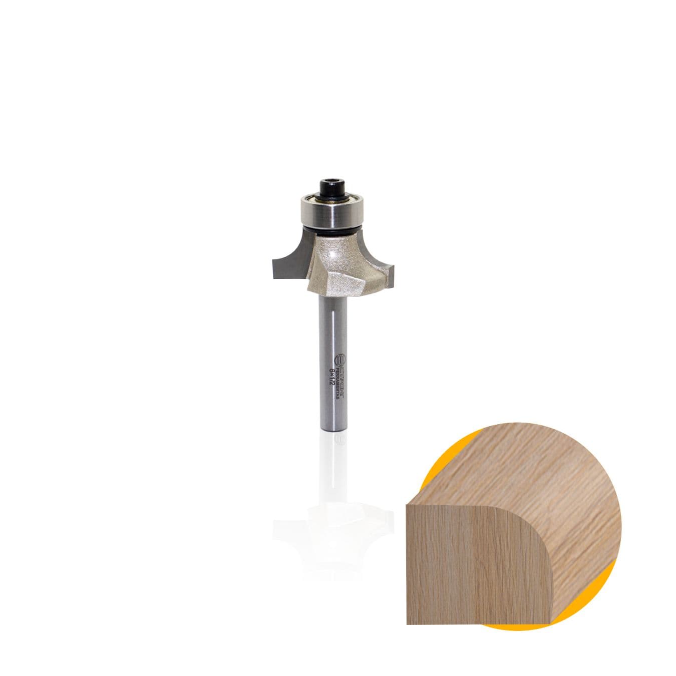 Fresa Tupia Manual Com Rolamento Arredondar R7mm Borda