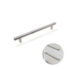 Puxador Haste Redondo Aço Inox 201 Polido 288 Mm / 45 Cm Para Gavetas Renna