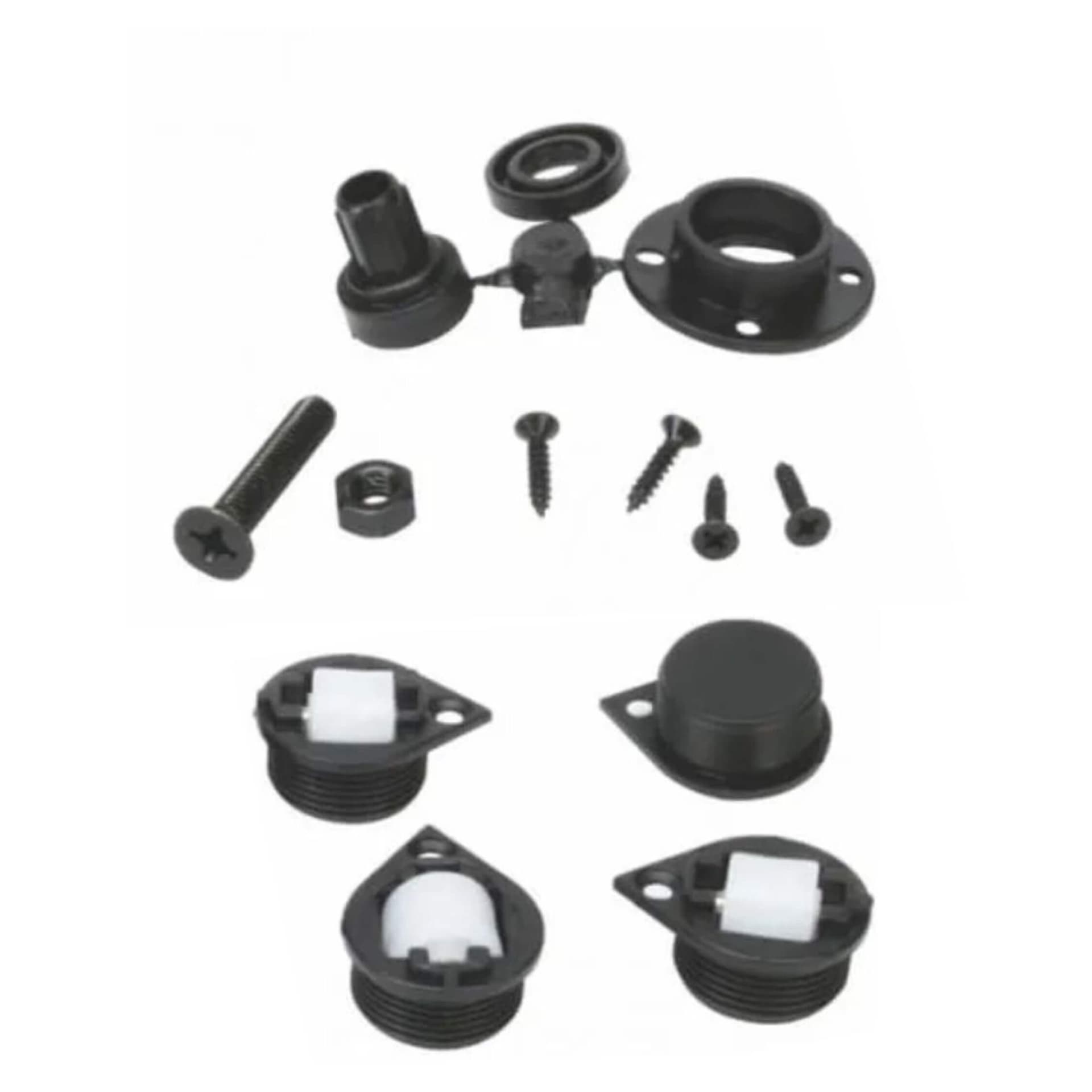 Kit Rolly Rodízios Acessórios Para Mesa Giratória