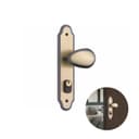Fechadura Latonada Oxidada Para Porta Residencial Externa de 25 A 35 Mm 803/10 Stam