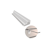 Perfil Pvc Slatwall Branco Para Painel Mdf Canaletado - 2,75 Metros