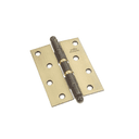 Dobradiça Comum Em Fumê 101,6 X 77,6 Mm Com Pino Bola União Mundial
