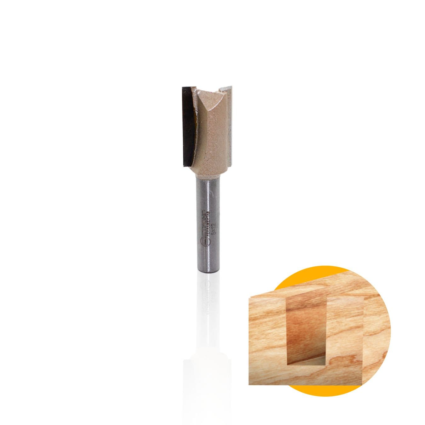Fresa Reta Haste 12 Mm Corte 3/4" Para Tupia Manual