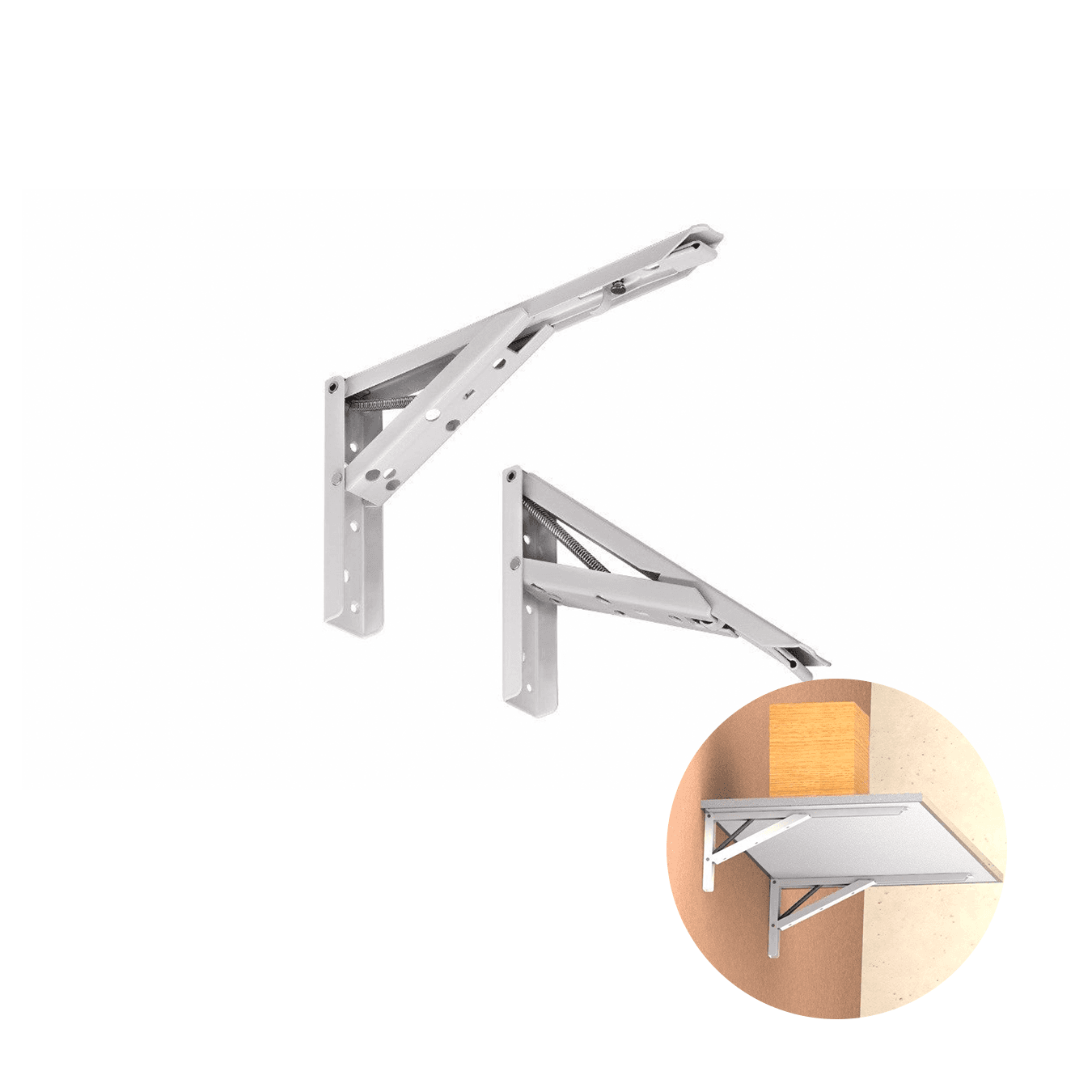 Mesa de Parede Dobrável Mdf 90 X 45 Cm Para Cozinha Quarto E Demais Locais