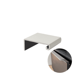 Perfil Puxador Facetato Anodizado Rm183 Rometal