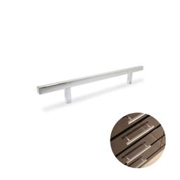 Puxador Haste Quadrado Polido 96 Mm / 15 Cm - Renna