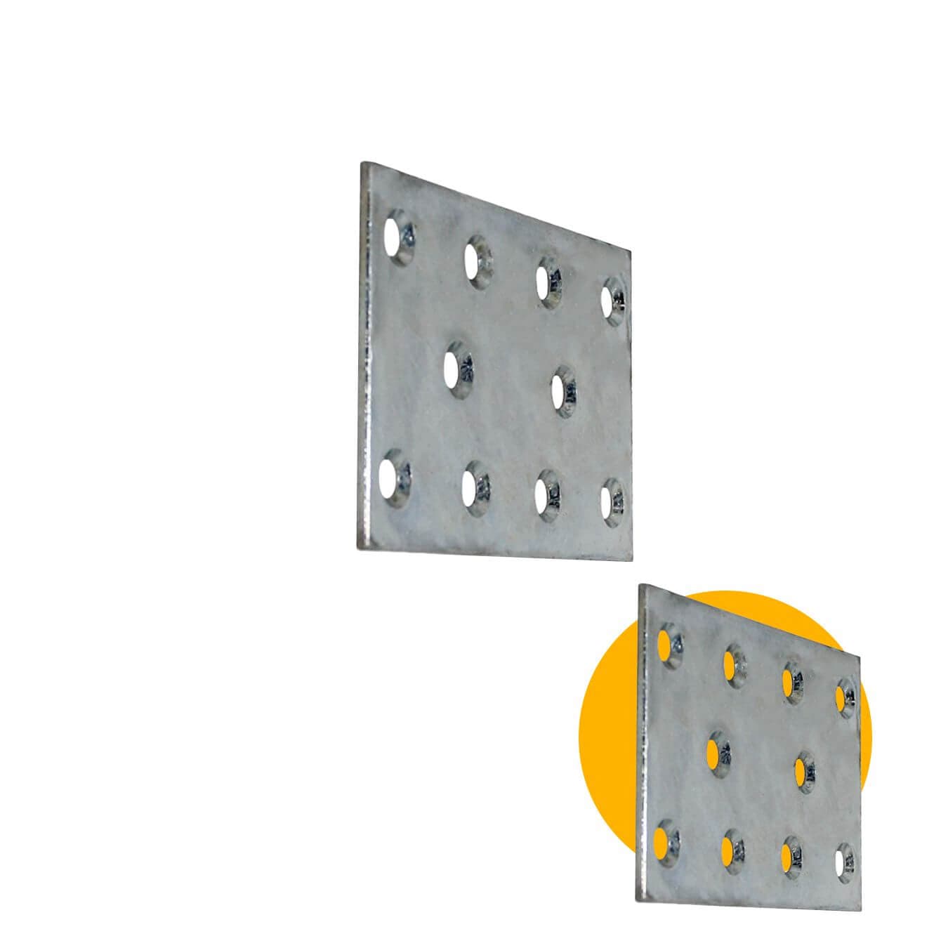 Chapa 8 X 5 Cm Para Fixação E Junção de Uso Geral