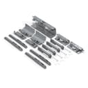 Kit Sistema Para Porta de Correr Ss200 Top 50 A 80 Kg Para 2 Portas Rometal