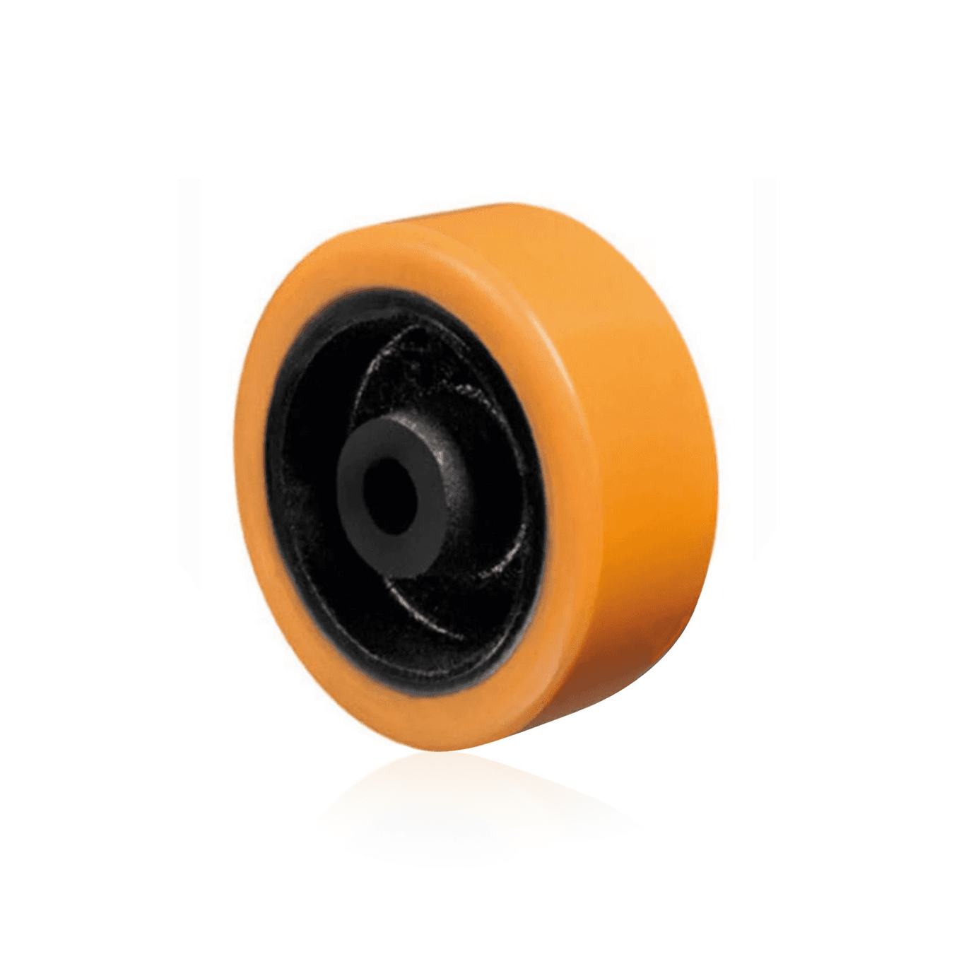 Roda 42 Pu 75 Mm Até 400 Kg Com 2 Rolamentos