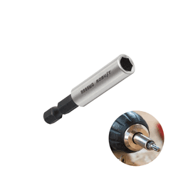 Adaptador Hexagonal Magnético Para Bits de 1/4" Cromado