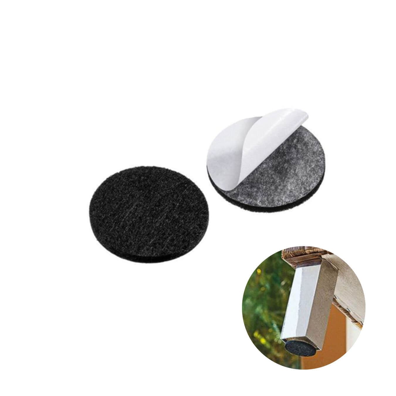 Feltro Redondo Para Proteção de Piso 25 Mm Pacote Com 100