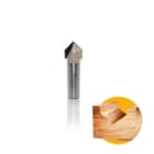 Fresa Tupia Manual Ponta V Haste12 Corte 5/8''