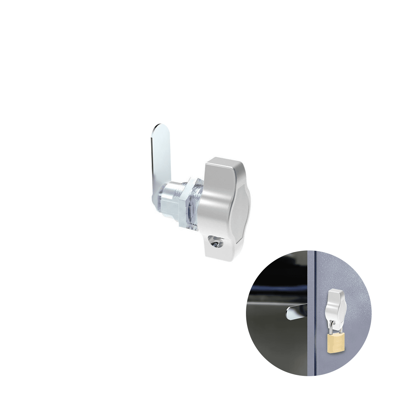Fecho Lingueta Aço Com Porta Cadeado Para Portas de Abrir