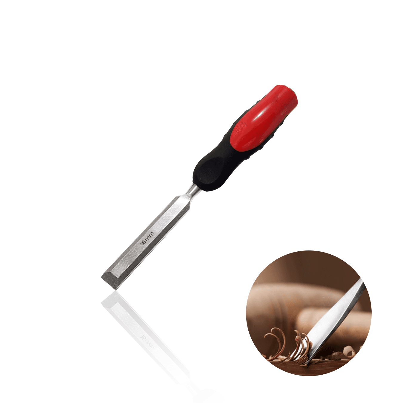 Formão Para Carpintaria E Marcenaria 16 Mm Largura Com Cabo Plástico