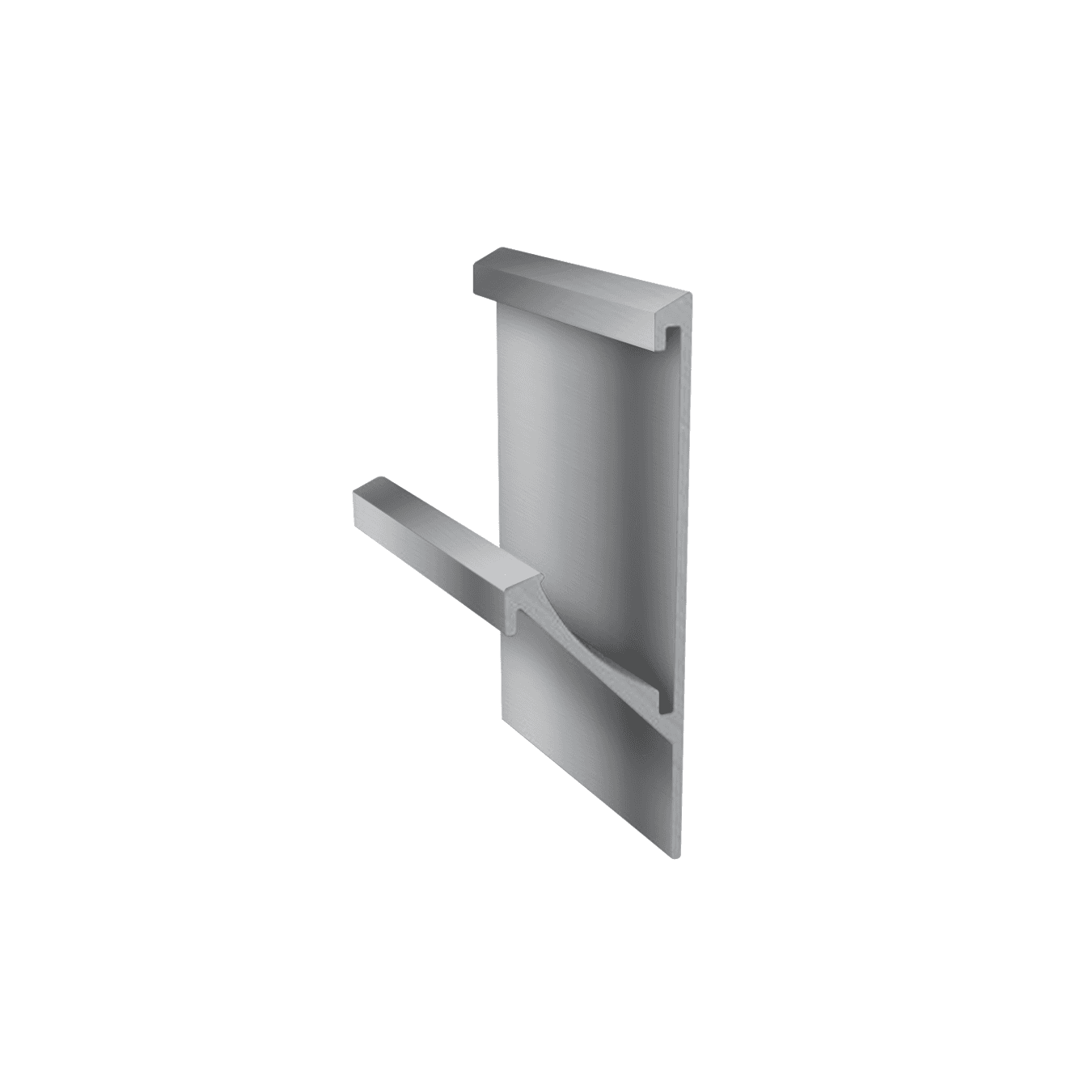 Perfil Puxador Cava Em Inox Polido de 15 Mm Rm213 Rometal